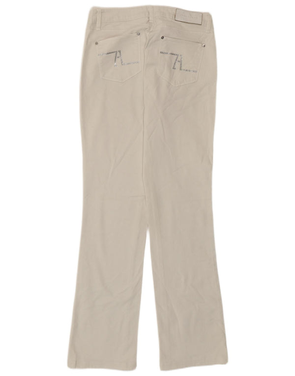 Jeans dritti da donna Zara EU 40 medio W30 L30 cotone bianco