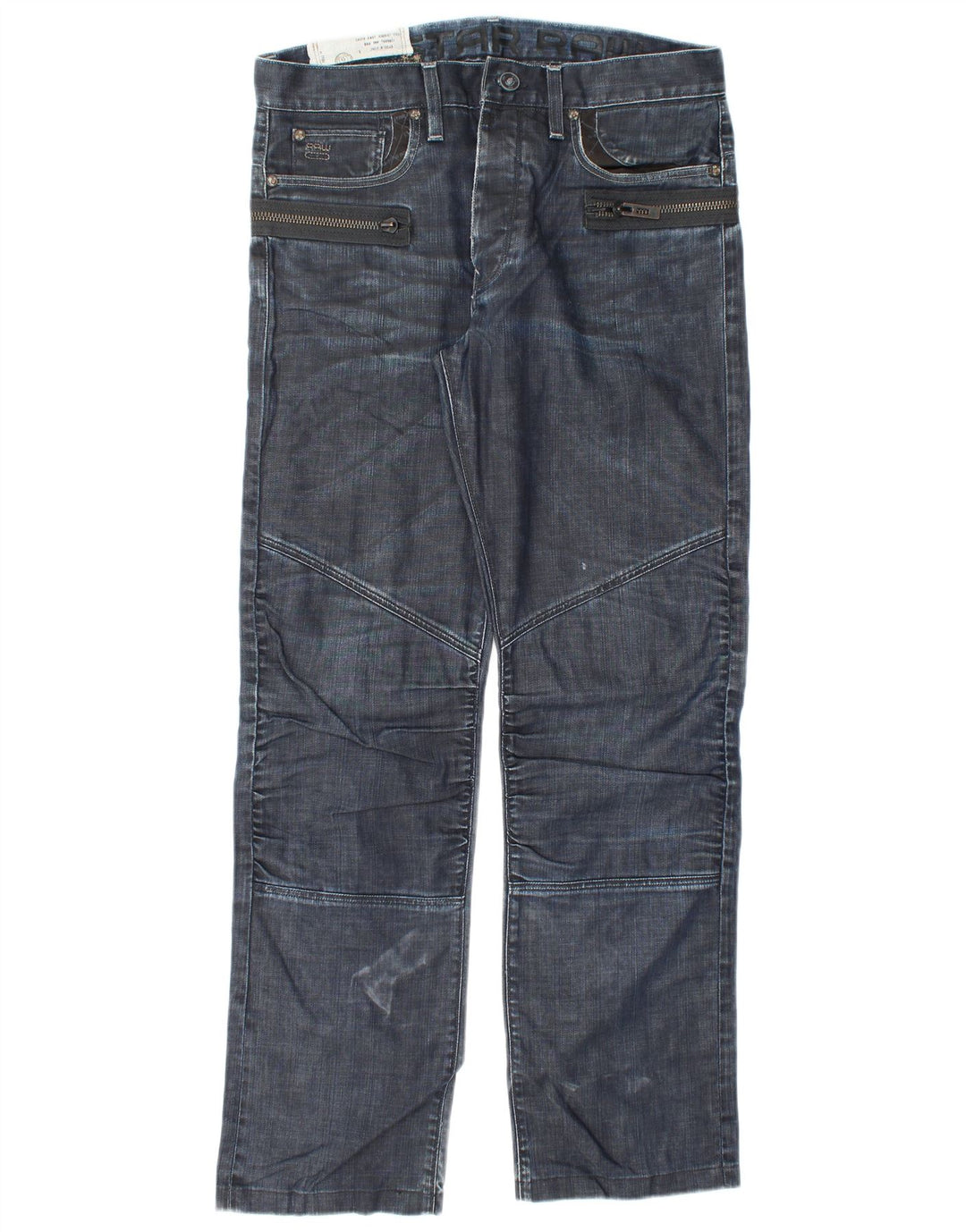 Jeans dritti da uomo G-STAR 3301 W34 L32 cotone blu
