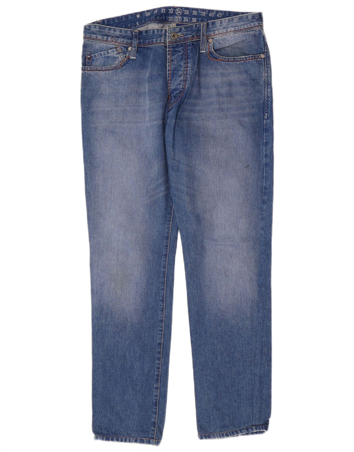 Jeans affusolati da uomo Joop W34 L30 cotone blu