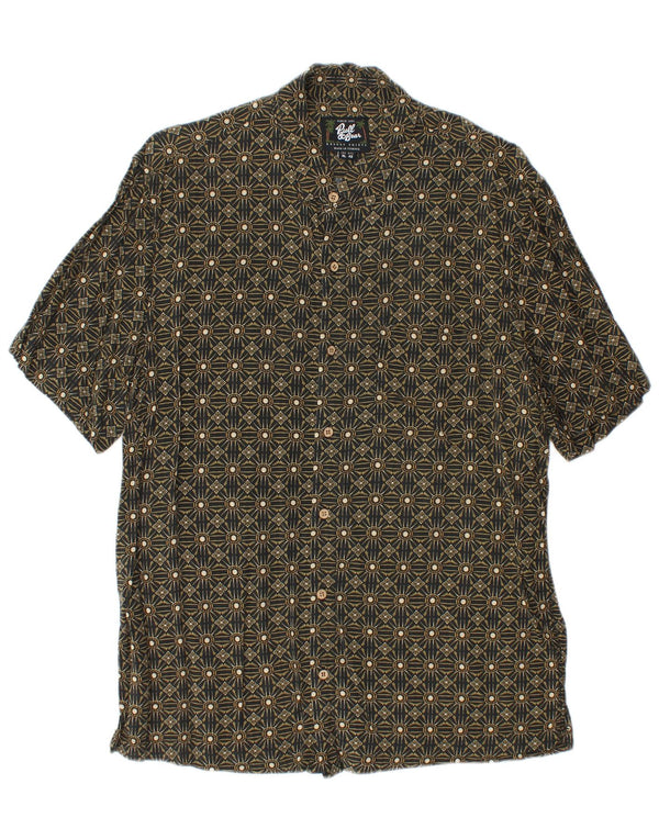 Maglia a maniche corte da uomo Pull & Bear XL Cachi geometrica