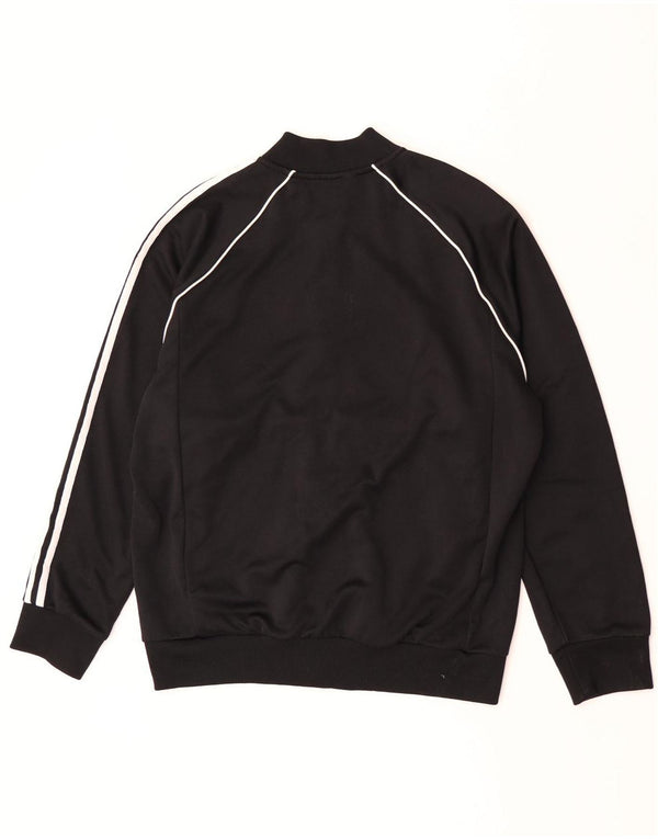 Giacca da ginnastica da uomo Adidas XL nera in poliestere