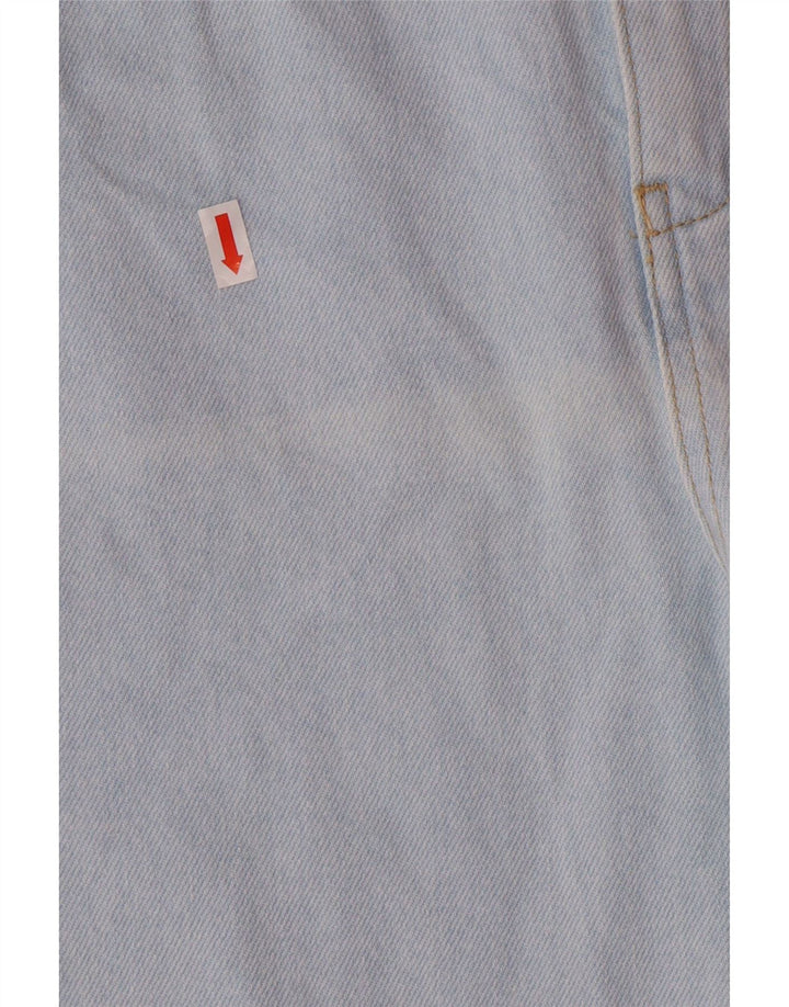 Jeans Zara da donna a gamba larga a vita alta EU 42 Large W32 L26 Blu classico