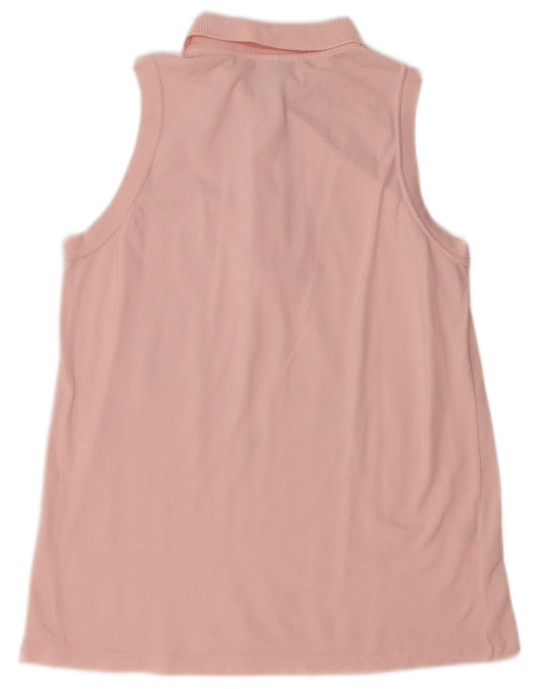 Polo senza maniche da donna LACOSTE taglia 42 grande cotone rosa