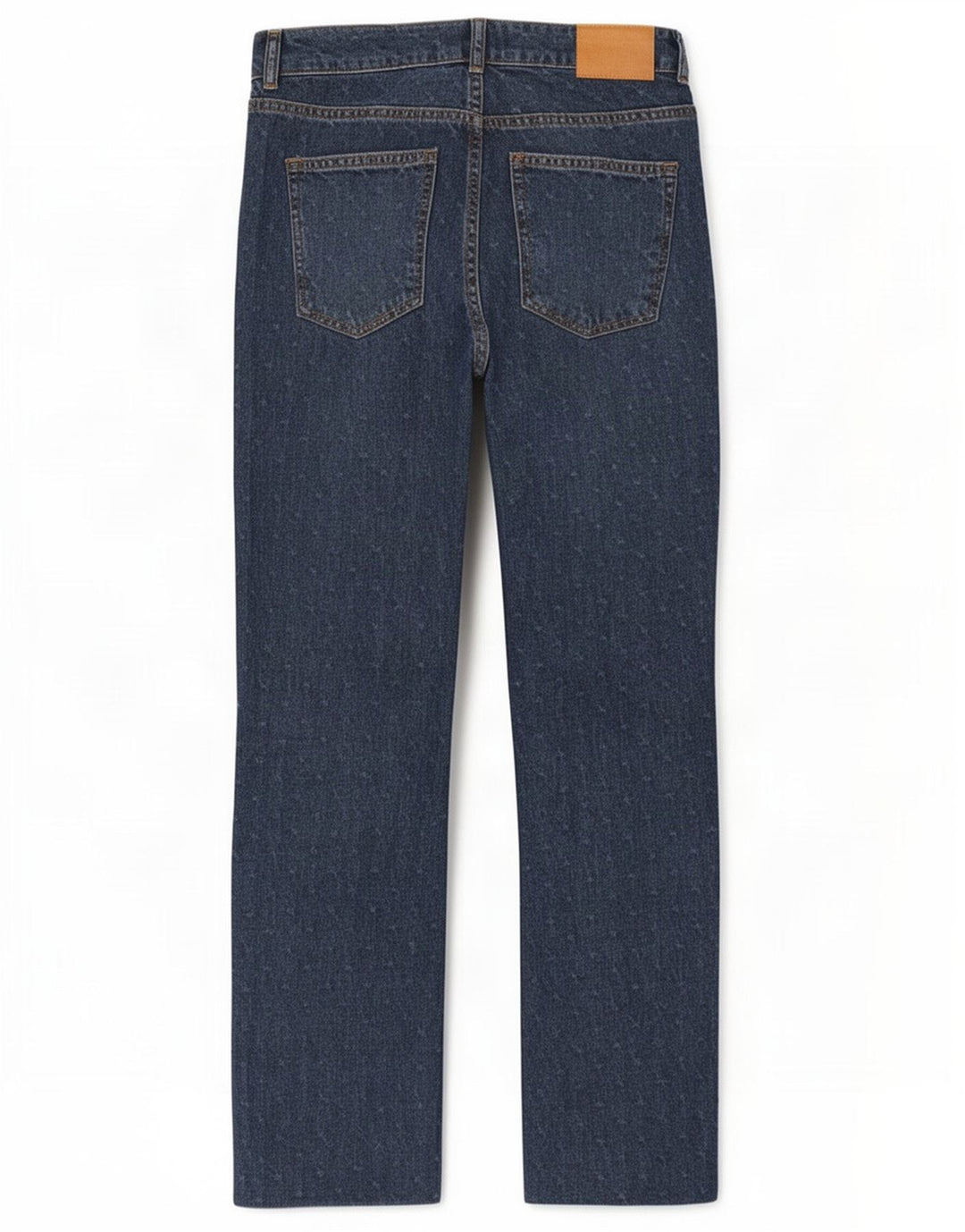 Jeans dritti da donna Zara EU 38 Small W28 L28 Blu maculato