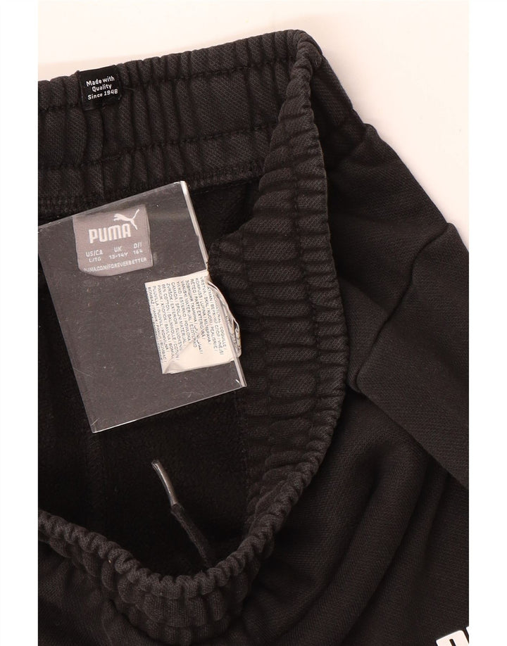 Pantaloni della tuta da ragazzo PUMA Joggers 13-14 anni in cotone nero