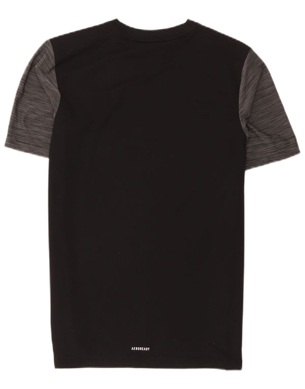 T-shirt grafica Adidas Aeroready da ragazzo, 15-16 anni, colore grigio