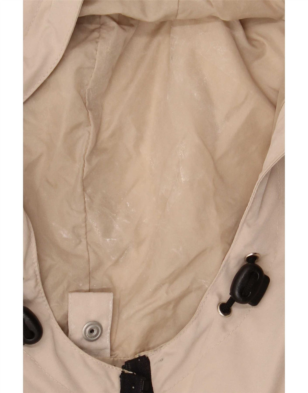 Armani Jeans Uomo Impermeabile con cappuccio IT 52 XL Poliestere Beige
