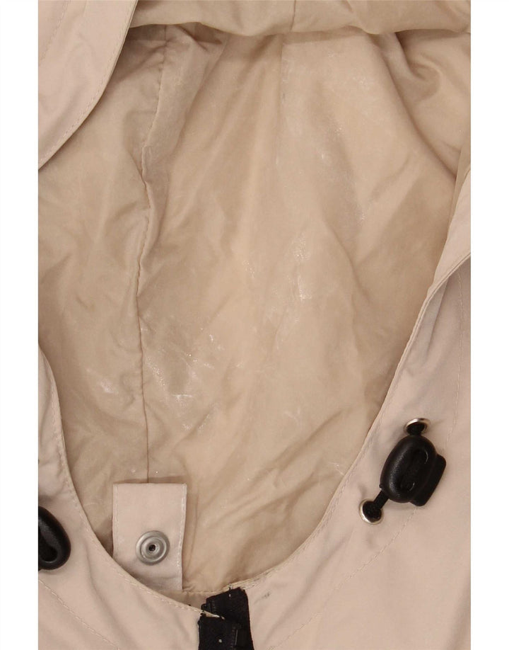 Armani Jeans Uomo Impermeabile con cappuccio IT 52 XL Poliestere Beige