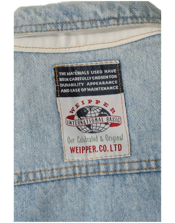 Giacca in denim corta da donna Weipper UK 16 grande blu