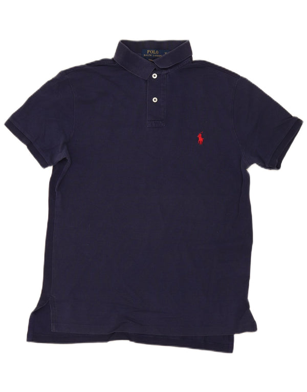Polo Ralph Lauren da uomo su misura Polo in cotone blu navy medio