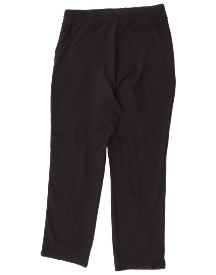 Pantaloni da tuta da donna Marks & Spencer UK 14 grandi cotone nero