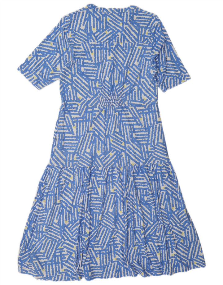 Abito a strati da donna White Stuff UK 12 Modale geometrico blu medio