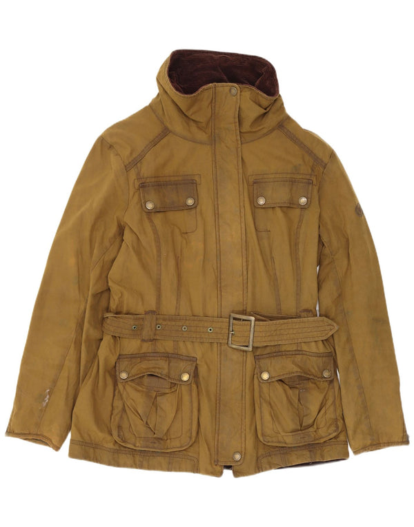 Giacca da donna oversize in cotone cerato Henri Lloyd UK 10 Small Khaki