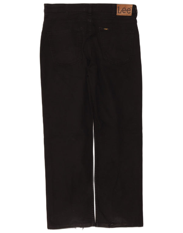 Jeans dritti da uomo Lee Brooklyn W34 L29 cotone nero