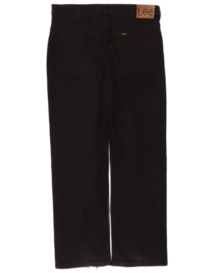 Jeans dritti da uomo Lee Brooklyn W34 L29 cotone nero