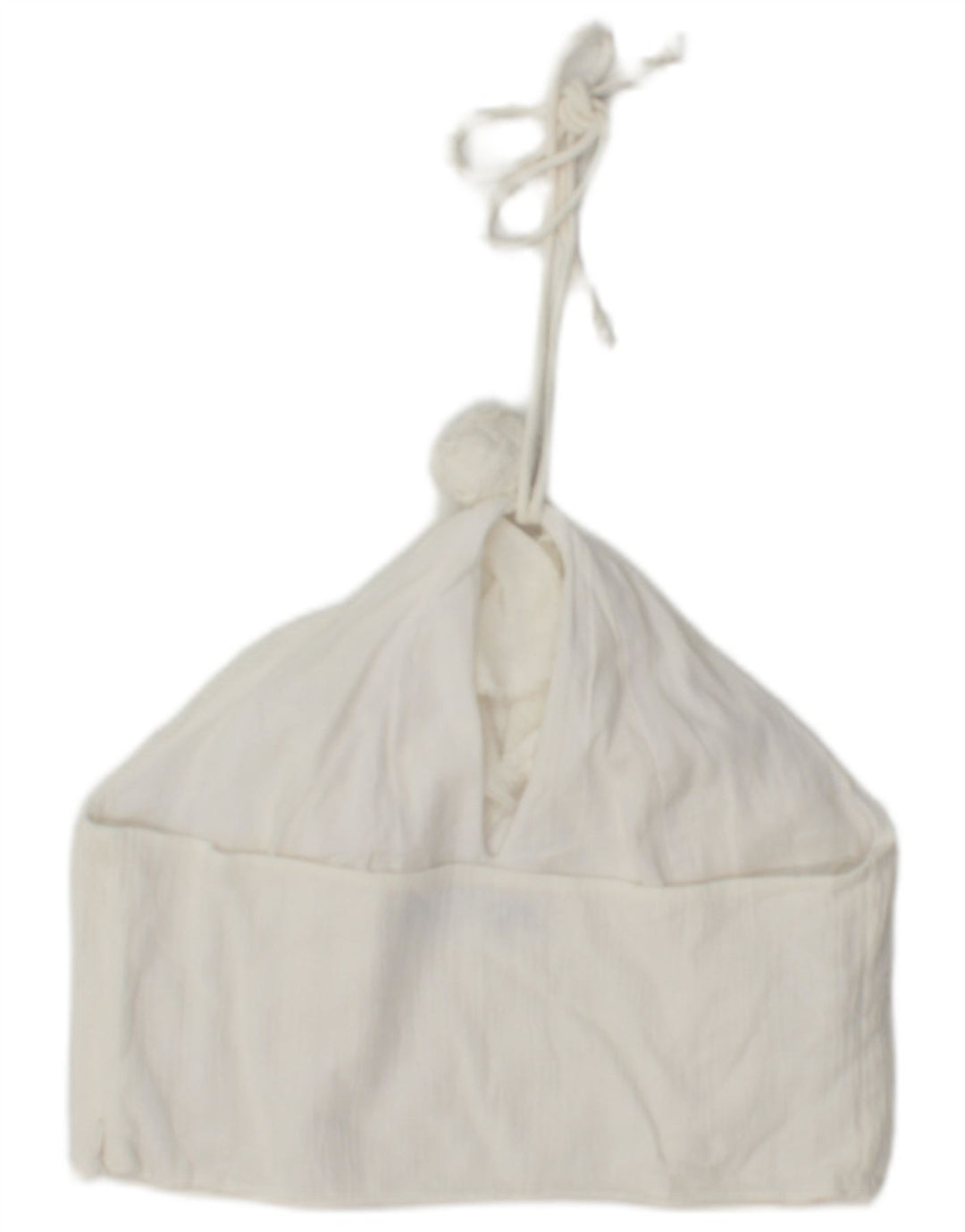 Top alla caviglia da donna Zara UK 12 cotone bianco medio