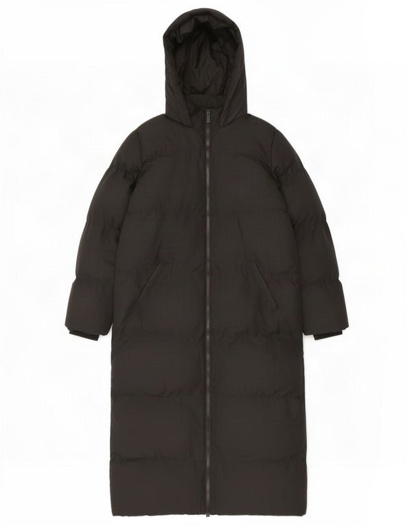 French Connection Womens Hooded Oversized Padded Coat UK 10 Small Black