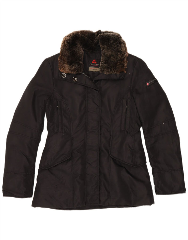 Giacca imbottita da donna PEUTEREY UK 16 Large nera in poliammide