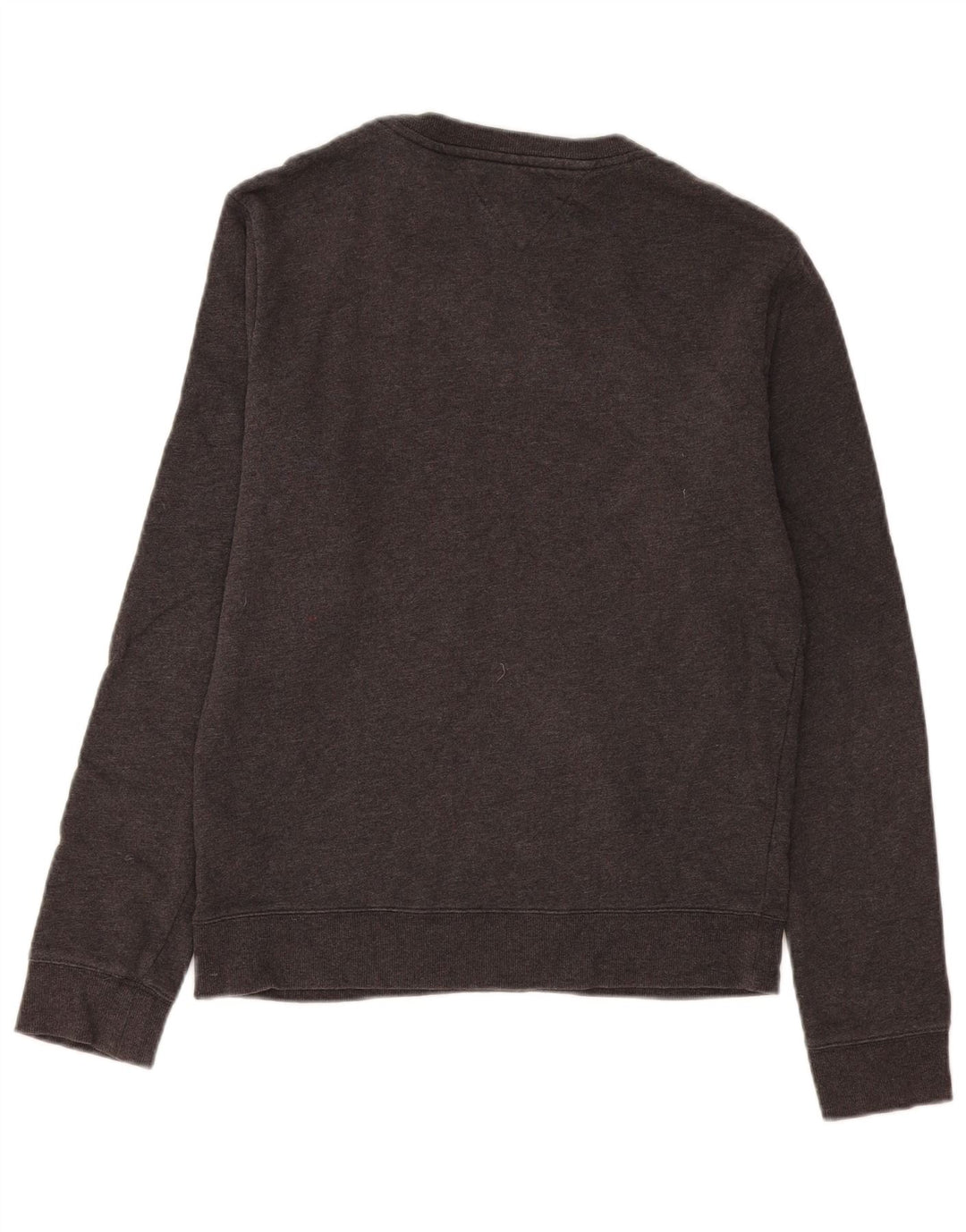 Felpa grafica da uomo Tommy Hilfiger Maglione cotone grigio medio