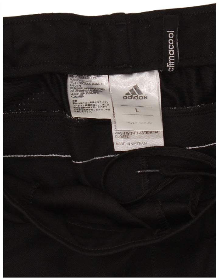 Pantaloni da tuta Adidas Climacool da uomo grandi in poliestere nero