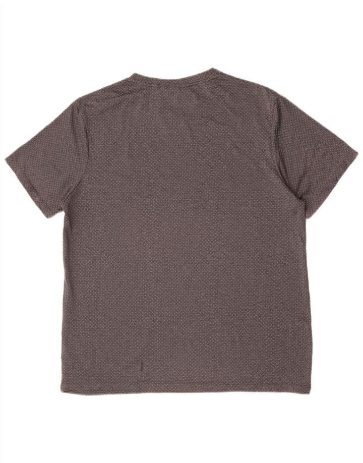 Maglietta Fila da uomo Top Large in poliestere grigio