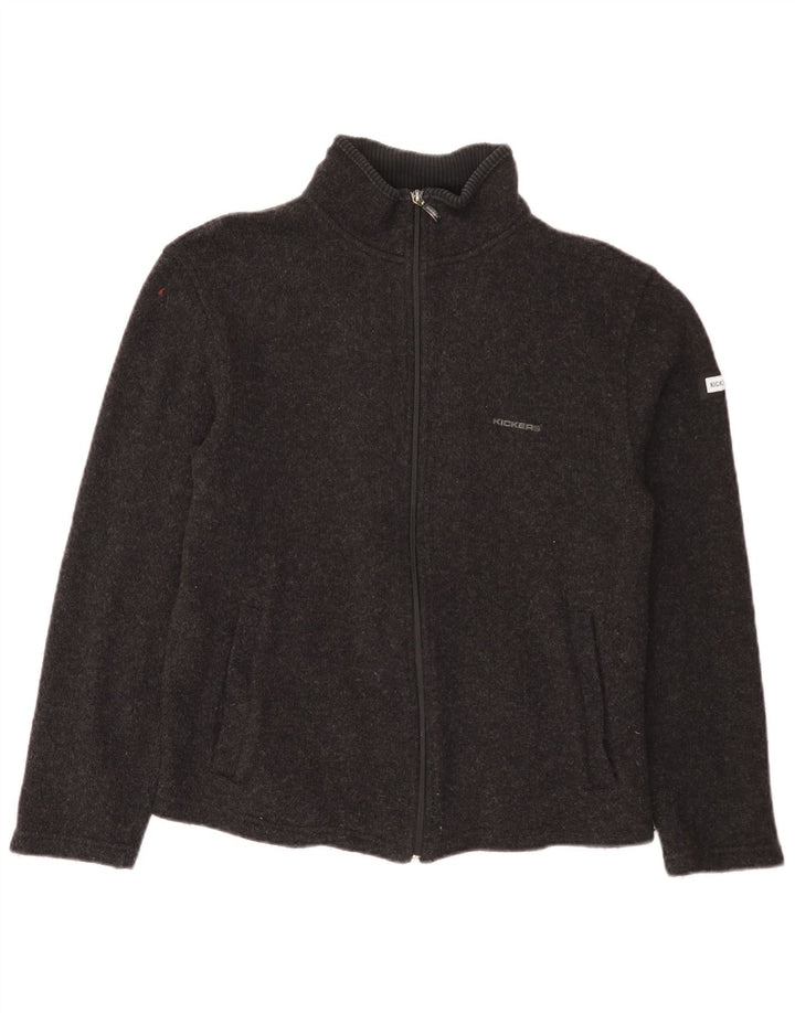 Maglione cardigan da donna Kickers UK 14 Lana grigio medio