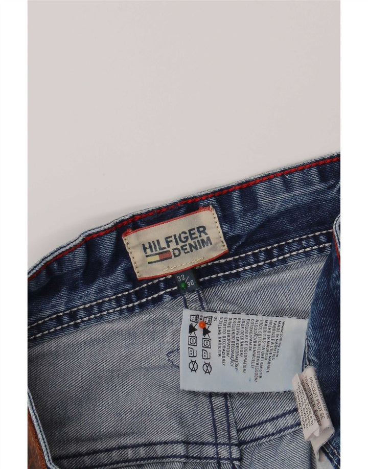 Jeans dritti da uomo Tommy Hilfiger W32 L30 cotone blu