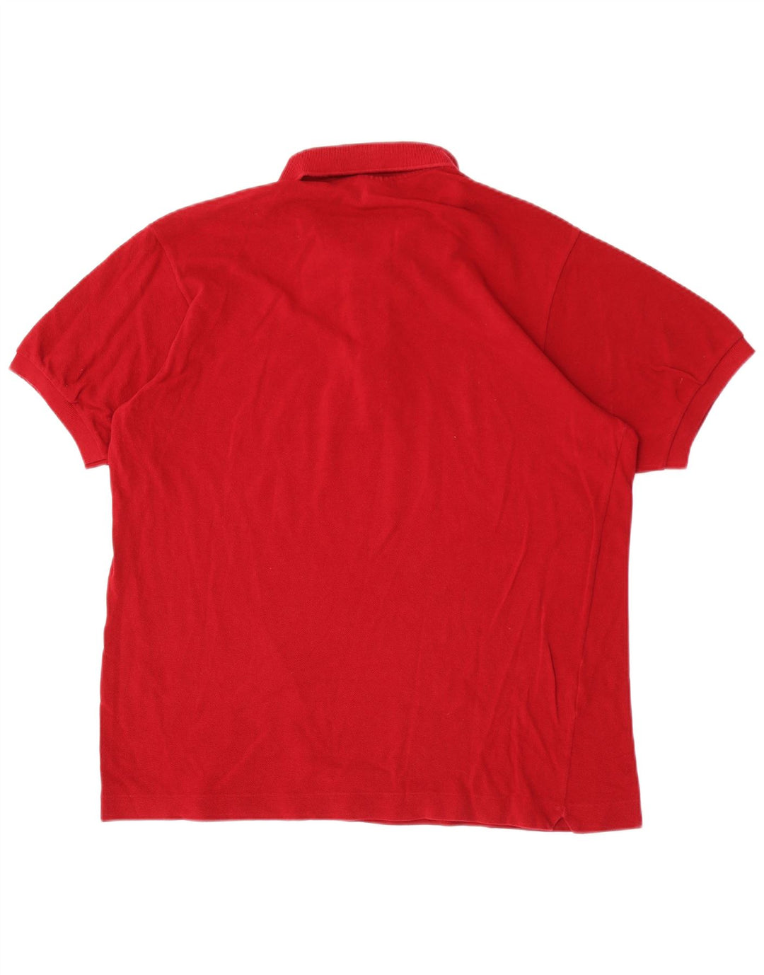 Polo da uomo Lacoste taglia 6 XL in cotone rosso
