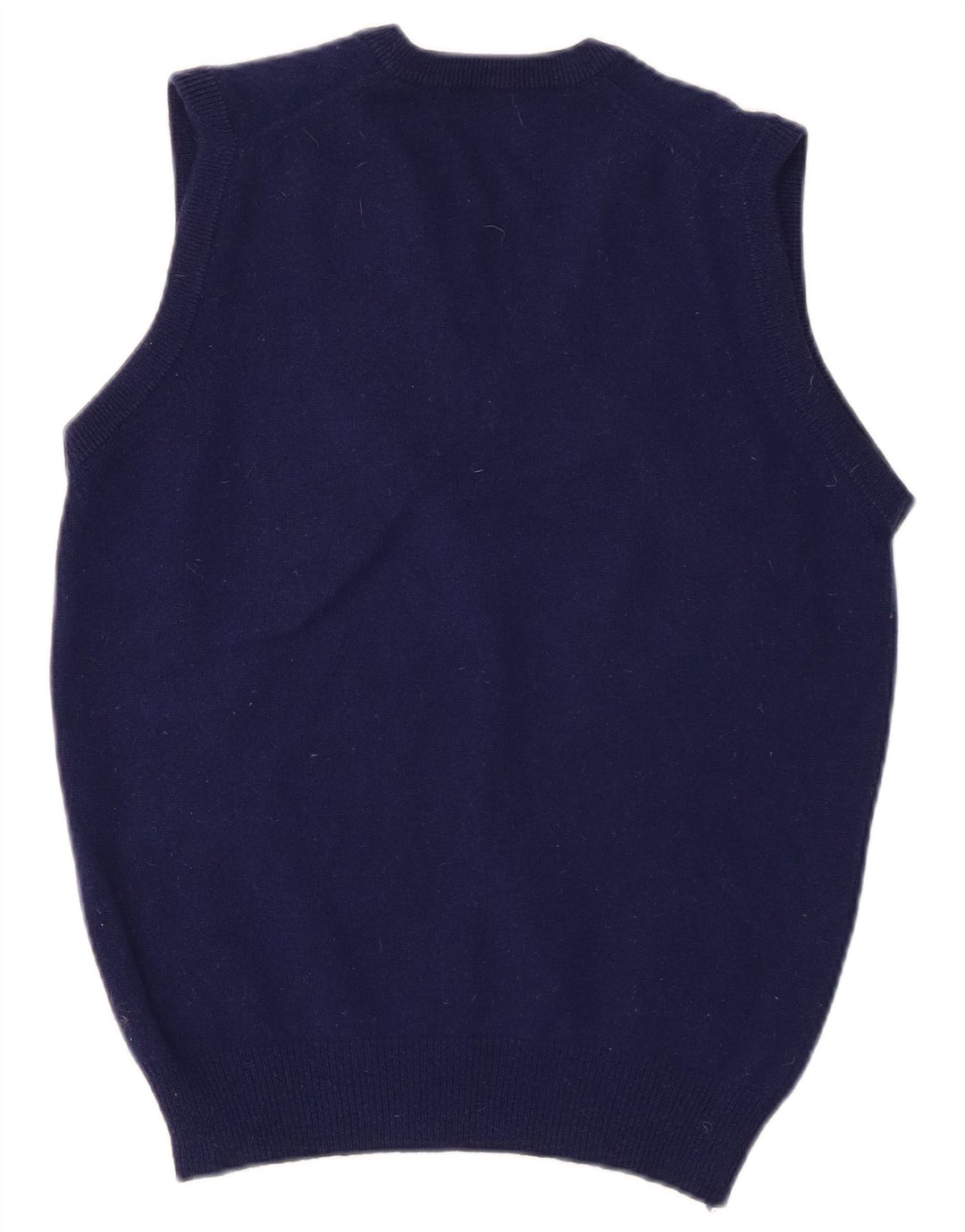 Canottiera da uomo Lyle & Scott piccola in lana d'agnello blu navy