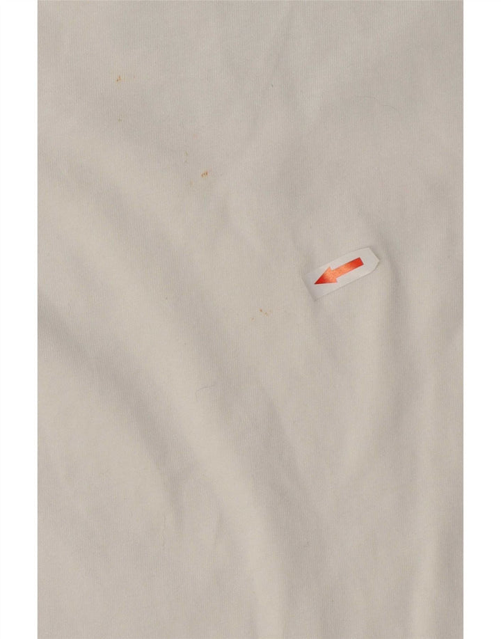 T-shirt grafica da uomo Nike Top in cotone bianco medio