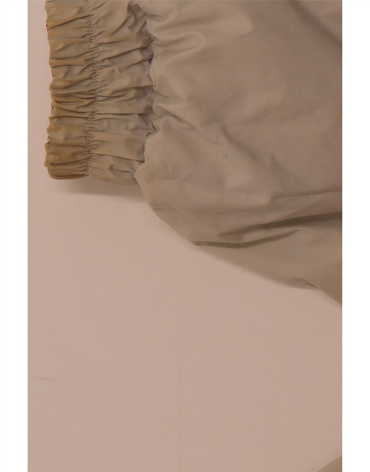 Giacca reversibile con cappuccio da donna VINTAGE grande in poliestere color block beige