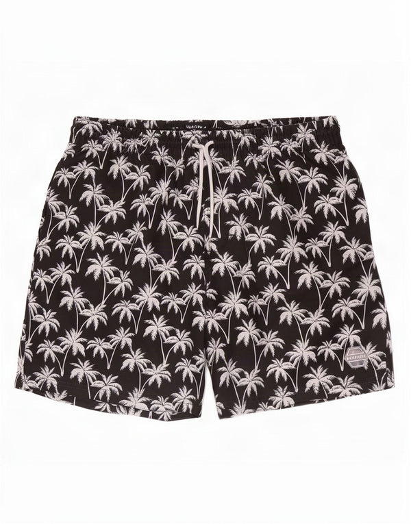 Pantaloncini da bagno da uomo Mckenzie 2XL neri hawaiani