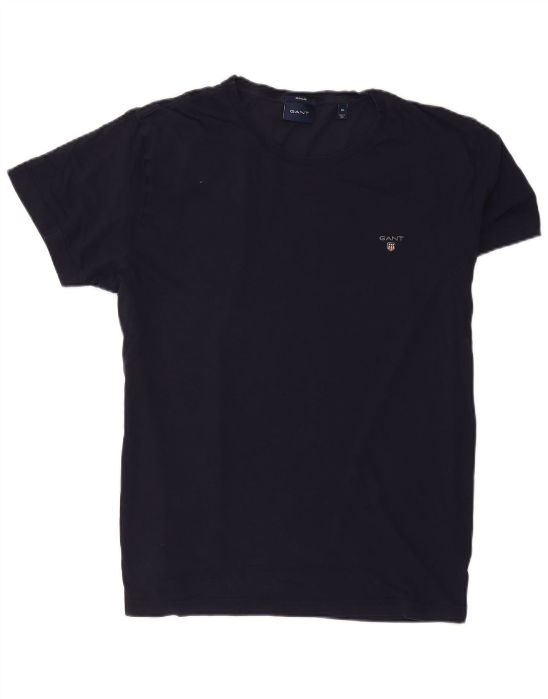 Gant T-shirt regolare da uomo Top XL in cotone blu navy