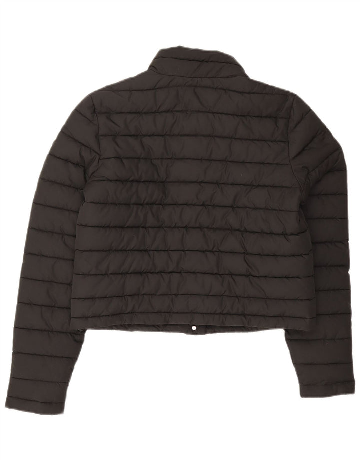 Giacca imbottita corta da donna Superdry UK 8 Small poliestere nero