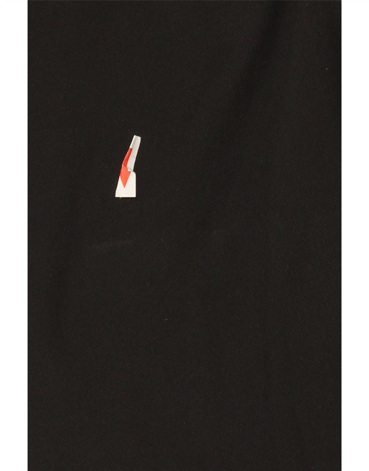 Pantaloncini sportivi Bermuda da uomo Kappa medio nero in poliestere