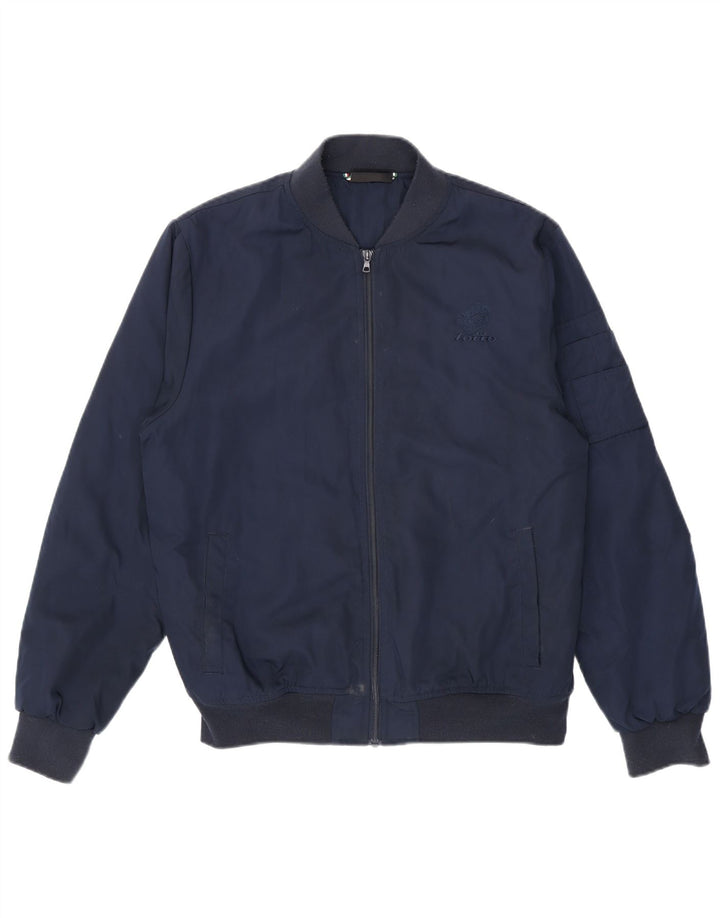 Giubbotto bomber da uomo Lotto UK 38 poliestere medio blu navy