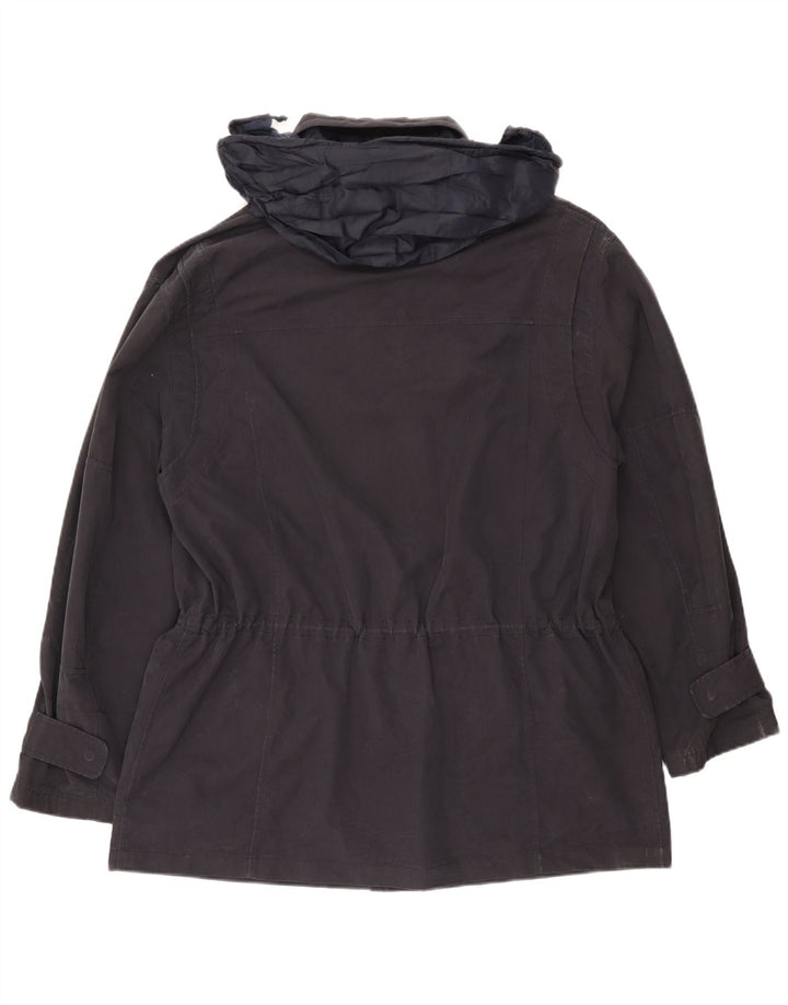 Giacca pratica da uomo con cappuccio Fay UK 42 XL Blu Navy