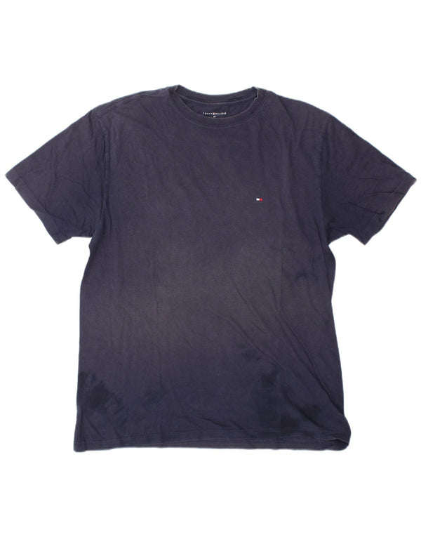 T-shirt da uomo Tommy Hilfiger Top Small in cotone blu navy