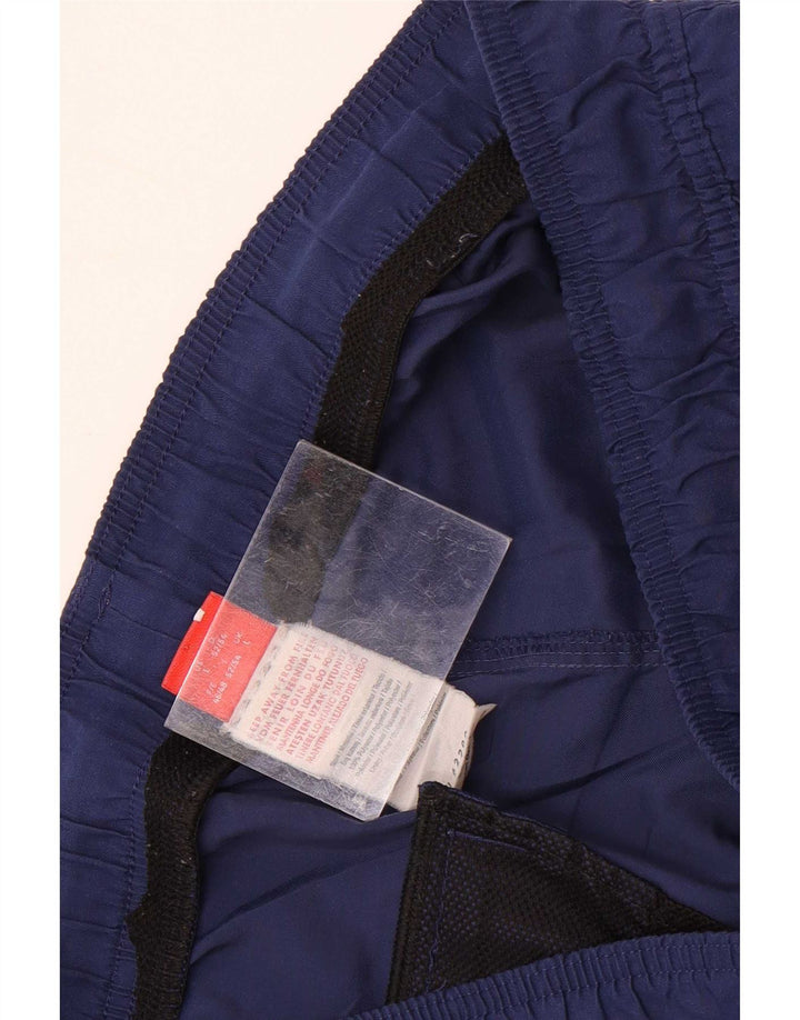 Pantaloncini sportivi grafici da uomo Puma Large in poliestere blu navy