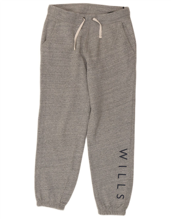 Pantaloni da tuta con grafica da uomo Jack Wills Joggers grigio medio chiazzato