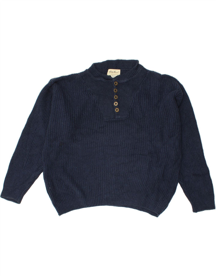 EDDIE BAUER Maglione maglione girocollo da uomo vestibilità ampia blu navy medio