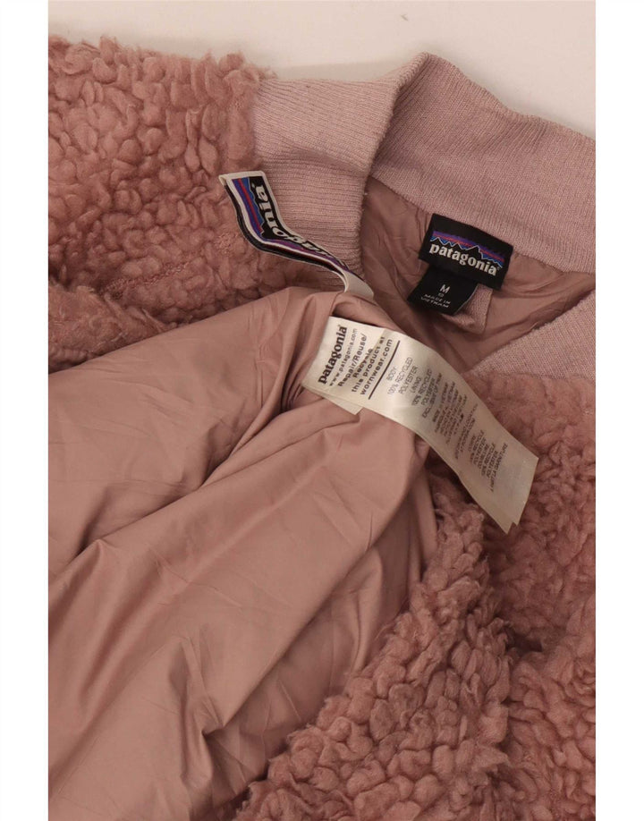 Giacca in pile da bambina Patagonia 9-10 anni in poliestere rosa medio