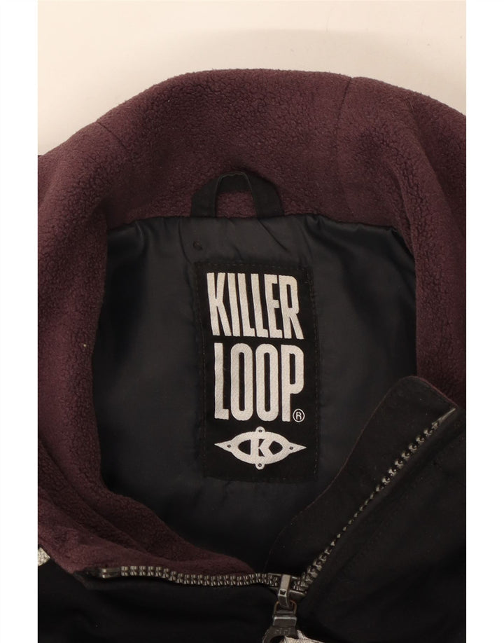 Giacca a vento con cappuccio da uomo Killer Loop UK 38 media nera
