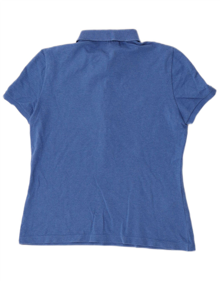 Polo da donna slim fit Lacoste taglia 40 cotone blu medio