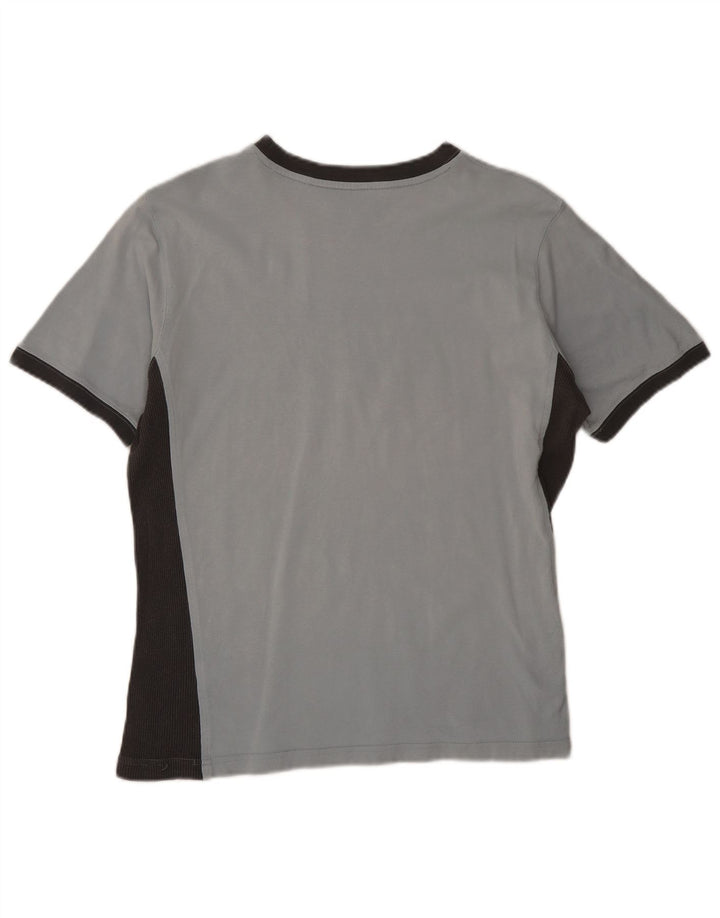 T-shirt grafica da donna Puma UK 14 Colorblock blu medio