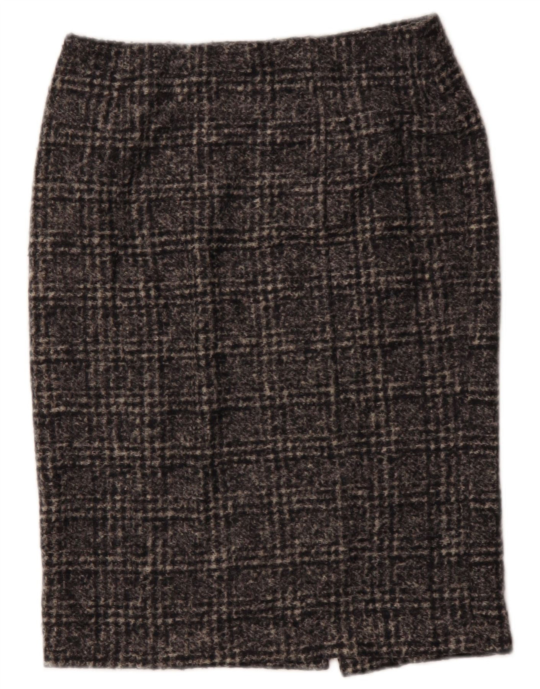 Gonna Tubino Donna Trussardi IT 42 Media W30 Poliestere Check Grigio