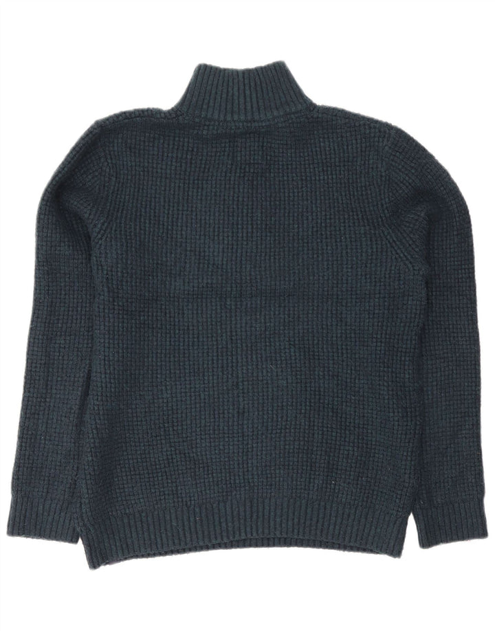 Maglione maglione con zip da uomo Fat Face XL verde acrilico