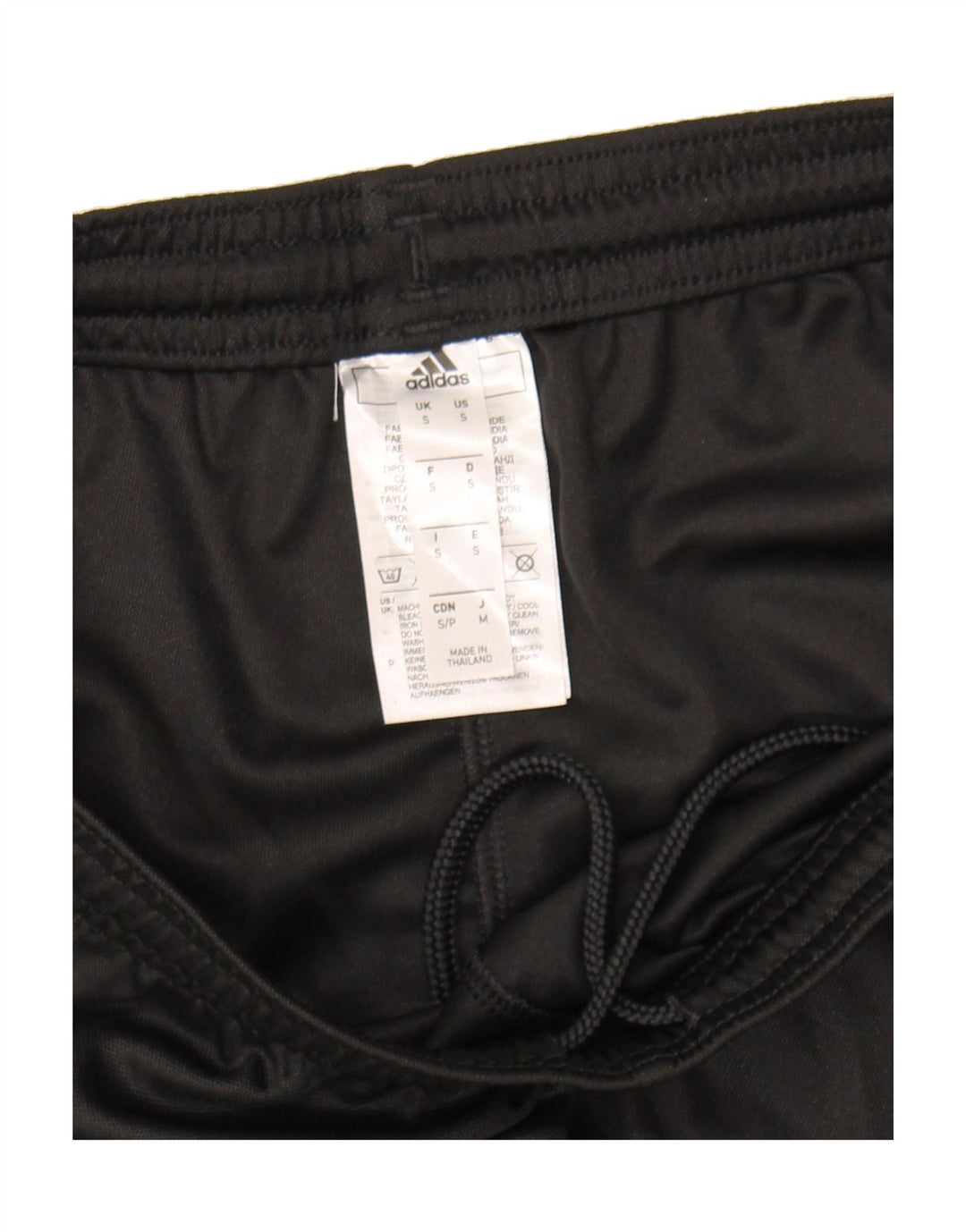 ADIDAS Mens Sport Shorts Small  Black Polyester Vintage Adidas and Second-Hand Adidas from Messina Hembry 