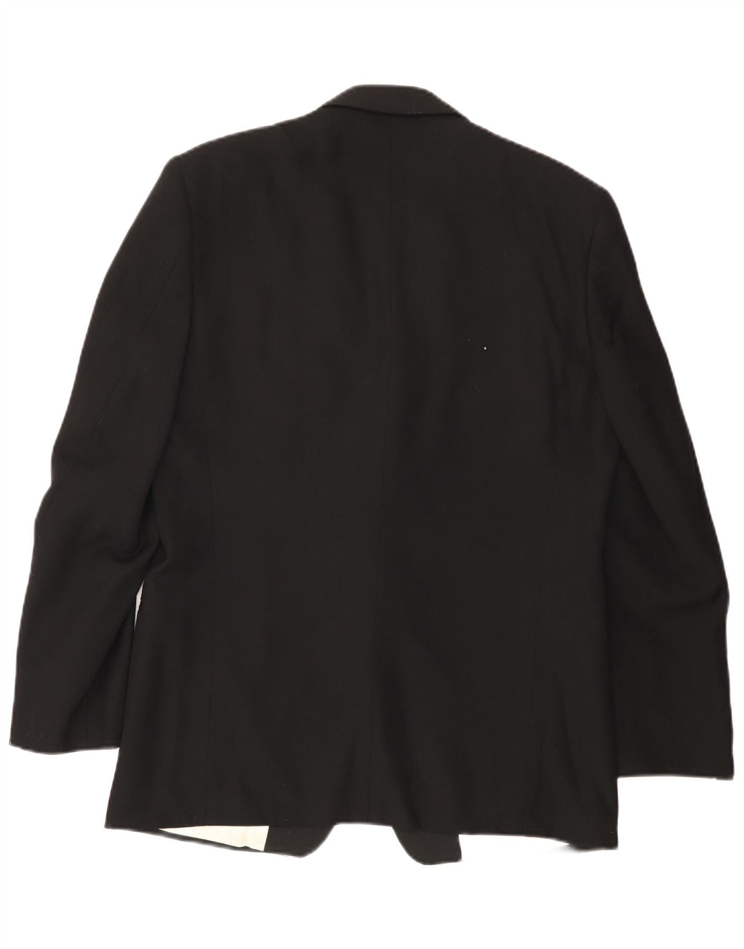 Giacca blazer da uomo a 1 bottone Lebole IT 50 grande lana nera