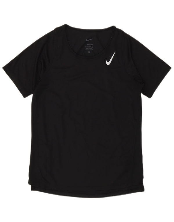 T-shirt Nike Dri Fit da donna Top UK 6 XS Nera